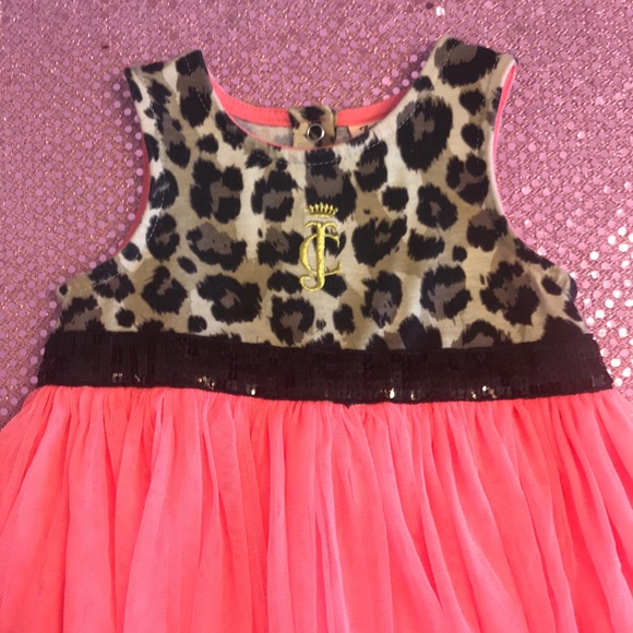 SOLD Juicy Couture Leopard Sequin Dress Baby Girl - Picture 2 of 8